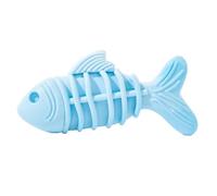 Générique Dog Chew Toys, Fish-Shaped Silicone Puppy Chew Toy, Interactive Pet Toy for Chewing, Training, Play, Travel, Outdoor, Indoor, Backyard, Home, Shop, Daily Boredom Relief