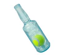 Générique Dog Chew Toys - Interactive Dog Ball, Pet Squeaky Toy for Bite Practice, Bottle Form Play, Rubber Pet Training Gear with Ball Insert Core, Puppy Teething Aid for Consistent Chewing Exercise