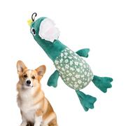 Générique Dog Chew Toys, Soft Squeaky Dinosaur Toys, Interactive Plush Doll for Playtime Engagement, Indestructible Pet Supplies for Training, Teething Relief, Cleaning, 10.24x5.51x1.18 in