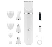 Générique Dog Clippers - Grooming Kit for Dogs At Home, Rechargeable Dog Trimmer, 4-in-1 Pet Clippers, Nail Grinder | Professional Electric Tool Rechargeable Scissors for Puppy Bath Cats Home Indoor