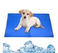 Générique Dog Cooling Bed - Ice Gel Mat Pad, Waterproof Summer Pet Cooler, Heat Relief Sleeping, Chill Cushion Design | Portable Mattress for Dogs, Cats, Crate, Sofa, Car Seat, Indoor Outdoor