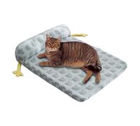 Générique Dog Cooling Bed, Non Slip Cooling Cat Mat Sleeping Pad, 19.69x15.75 inches Compact Design with Washable Cover, Cushion Blanket for Indoor, Outdoor, Camping, Crate, Comfort