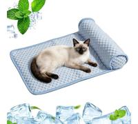 Générique Dog Cooling Mat - 31.5 inch Ice Silk Pet Bed Summer Pad