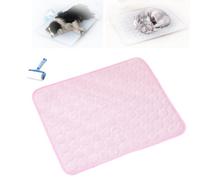 Générique Dog Cooling Mat (4X More Effective),Washable Pet Cool Pad,Thicken Breathable Cooling Mat for Large Dogs,for Indoor/Outdoor Small,Large Dogs,Cats (Pink,XXL)