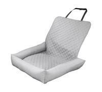 Générique Dog Cooling Mat, Backseat Pet Cooler Pad, 39.37x4.92x1.97 inches, Breathable Sleeping Mat with Non-Slip Base, Foldable Design, Ideal for Dogs, Cats, Floor, Sofa, Kennel, Gray/Black