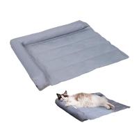 Générique Dog Cooling Mat, Bed Cozy Mat, 14.96x18.9in Lightweight Cat Sleeping Cushion, Portable Hot Weather Gel Cold Bed, Breathable Puppy for Garden, Backyard