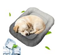 Générique Dog Cooling Mat - Breathable Pets Cooling Mat, Summer Pet Pads | Non Slip Cushion Sleeping Resting Bedding, Washable Companion Relaxation for Indoor Outdoor Travel Camping Sofa Floor Crates