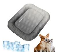 Générique Dog Cooling Mat - Breathable Pets Cooling Mat, Summer Pet Pads | Non Slip Cushion Sleeping Resting Bedding, Washable Companion Relaxation for Indoor Outdoor Travel Camping Sofa Floor Crates