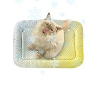 Générique Dog Cooling Mat, Cat Chill Pad, Portable Pet Bed for Crates, Soft Breathable Fabric, Foldable Design, Medium Size, for Travel, Indoor, Outdoor, Kitchen Use and More