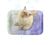 Générique Dog Cooling Mat, Cat Cooling Pad, 19.69x15.75 inches Portable Bed Lightweight Design, Foldable Structure Pads for Puppies Rabbits Hamsters Cats Relaxation and Comfort Use