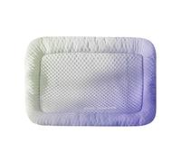 Générique Dog Cooling Mat, Cat Cooling Pad Bed, 19.69x15.75 inches, Soft Breathable Surfaces, Comfortable and Pet-Friendly Fabric, Ideal for Puppies, Rabbits, Kitchen Use, Purple/Yellow/Gray