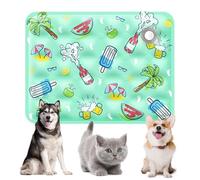 Générique Dog Cooling Mat, Cat Sleeping Pad, Lightweight Breathable Summer Blanket, Soft Cooling Kennel, Pet Bed Cover for Small & Medium Dogs, Cats Home, Composite Fiber,1x