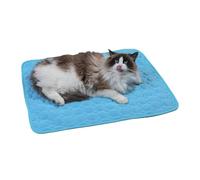 Générique Dog Cooling Mat - Chew Resistant Fabric Cooler, Orthopedic Foam Core, Leak Proof PVC Bottom, Elevated Air Circulation Mesh | for Dog House Crate, Outdoor Patio Deck, RV Camping Trip