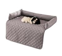 Générique Dog Cooling Mat, Dogs Cooling Sofa Bed, Waterproof Self Coolings Pet Mattress, Portable Summer Crate Pad for Car, Travel, Backyard, Indoor, Home, Outdoor, Patio, Vacation, Color Gray