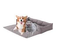 Générique Dog Cooling Mat, Dogs Cooling Sofa Bed, Waterproof Self Coolings Pet Mattress, Portable Summer Crate Pad for Car, Travel, Backyard, Indoor, Home, Outdoor, Patio, Vacation, Color Gray