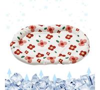 Générique Dog Cooling Mat - Floral Gel Pet Bed Waterproof Dog Cooling Mats