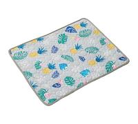 Générique Dog Cooling Mat - Foldable Soft Pet Pad for Indoor and Outdoor Use, Scratch Resistant Sleeping Bed with Cooling, Comfortable Summer Mat for Dogs and Cats, Easy to Clean Travel Design