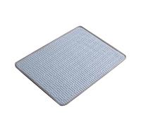 Générique Dog Cooling Mat - Ice Silk Breathable Non Slip Washable Folding Pet Cooling Bed for Dogs Comfortable Summer Sleeping Mat for Indoor Home Puppies Pad