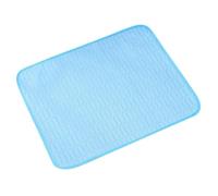 Générique Dog Cooling Mat, Ice Silk Portable Bed, 27.56x21.65in Breathable Pet Cushion, Lightweight Pad, Heat Relief Mats for Patio, Backyard, Offices, Senior, Dogs, Cats