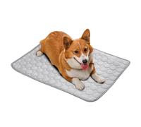 Générique Dog Cooling Mat, Indoor Cat Bed, Self-Cooling Pad, Breathable Cool Bed 19.69x15.75 inches, Portable Pet Accessory, Lightweight, Moisture-Resistant, Ideal for Summer, House, Beach
