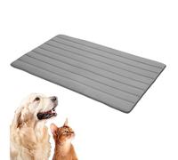 Générique Dog Cooling Mat, Non Slip Washable Pad for Puppy Cage, Breathable Cool Pad for Small, Medium, and Large Dogs and Cats, Ideal for Home, Car Travel, and Camping Comfort