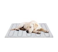 Générique Dog Cooling Mat, Pet Cooling Pad, 35.83 inches Lightweight Waterproof Cover, Portable Washable Training Mats, for Travel, Crates, Outdoor Camping, Beach, Indoor Use, Blue