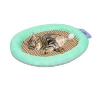 Générique Dog Cooling Mat, Pet Portable Soft Pad, 24.02x16.73x1.97 inches Heavy Duty Chew Proof Cool Bed with Soft Fabric, Compact Design Travel Matting for Puppies and Cats