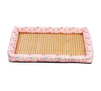 Générique Dog Cooling Mat - Self Cooling Pad | 15.75 inches Cloth | Breathable Ice Silk Blanket and Wear Resistant Heat Relief Bed for Pets, Portable Washable Сooling Solution for Cars and Crates