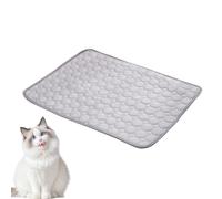 Générique Dog Cooling Mat, Washable Cool Pet Pad, Sturdy Design Breathable Absorbent Sleeping Mattress for Indoor and Outdoor Use, Portable Summer Relief Blanket,19.69x15.75 inches