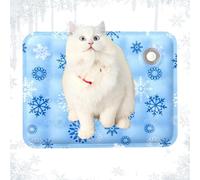 Générique Dog Cooling Mat, Waterproof Crate Ice Pad, Portable Kennel Ice Rug, Pet Resting Accessory for Car Seats, Kennels, Sofa, Floor, Apartment, Outdoor, Home, 19.69x23.62 inches