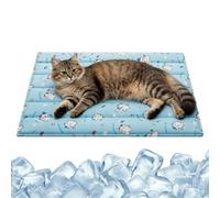 Générique Dog Cooling Mat - Waterproof PVC, Portable Gel Cooling Pad | Breathable Heat Relief Bed | Washable Pet Chill Blanket, Anti Overheating Mat, For Dogs Cats Indoor Outdoor Crate Sofa Car