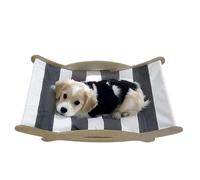 Générique Dog Cooling Mat, Widespread Self-Cooling Mat Lounger Chair, 48x32x12cm Breathable Elevated Ice Lounger Chair, Pet Accessories Dog Furniture for Indoor Outdoor Floor