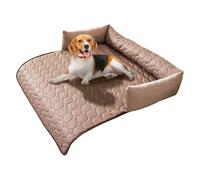 Générique Dog Cooling Pads, Cool Mat Beds, 35.43x35.43 inches Sofa Sleeping Blanket, Hot Weather Pet Supplies Breathable Mattress, Foldable Cooling Pad for Dogs to Stay Refreshed Anywhere