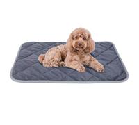 Générique Dog Crate Bed - 9.84x8.27 inches Winter Pet Warm Mat for Comfortable Sleep, Plush Kennel Cushion with Insulated Layer, Cozy Sleeping Pad for Cage, Car, Home, Travel, and Cold Weather Rest