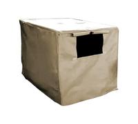 Générique Dog Crate Cover - 1x Windproof Pet Cage Cover, Oxford Dog Kennel Covers, Waterproof Dogs Cage Covers, Easy to Wash Breathable Pet Habitat Protection Guard for Indoor and Outdoor Crates