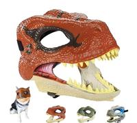 Générique Dog Dinosaur Mask, Dinosaur Mask Moving Jaw, Realistic Latex Animal Masks for Large & Medium Dogs, Perfect for Pet Cosplay (Style-B)
