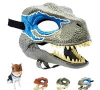 Générique Dog Dinosaur Mask, Dinosaur Mask Moving Jaw, Realistic Latex Animal Masks for Large & Medium Dogs, Perfect for Pet Cosplay (Style-C)