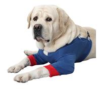 Générique Dog Elbow Protector - Adjustable Anti-Licking Recovery Sleeve with Soft Cotton Pad | Leg and Knee Wrap for Injured Dogs | Dorm, Apartment, Outdoor Walking, Running, Travel, Pet Care