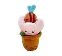 Générique Dog Foraging Toys, Cat Puzzle Toy Sound Paper, 9.84x5.91 inches, Interactive Treat Hiding Plush, Sounds Paper Pet, Fun Stuffed Plant Toy for Puppies and Kittens (Multicolor)