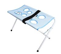 Générique Dog Grooming Sling - 8-Hole Table for Nail Trimming | Breathable Fabric with Adjustable Support, Pet Restraint for Bathing Haircut, Claw Teeth Ear Eye Care, Kitten Small Medium