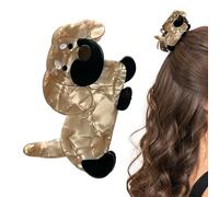 Générique Dog Hair Claw Clips | Acetate Hair Clips | Cartoon Girls Claw Clips | Dog Hair Barrettes | Non-Slip Dog Hair Clips | Fashionable Dog Hair Accessories for Kids and Adults