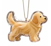 Générique Dog Hair Collector Keychain Charm Memorial Storage Box, Pets Fur Keepsake Keyring For Collecting Hair(D)