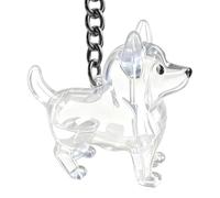 Générique Dog Hair Collector Keychain - Portable Pet Grooming Tool | Compact and Rubber Design with Reusable Brush, Easy to Carry, Removes Loose Hair from Clothes, and Car Seats