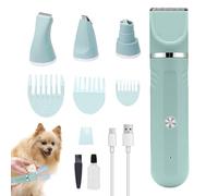 Générique Dog Hair Trimmer | 4-in-1 Dog Trimmer | Pet Grooming Kit for Grooming | Professional Electric Adjustable Shears Scissors Tool | Pet Clippers for Cat Bath Puppy Home