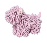Générique Dog Hand Towel - Absorbent Chenille Rag, 10.24 inches Quick Drying Microfiber with Hanging Loop, Thick Plush Texture, Cartoon Animal Design, for Kids Bathroom Kitchen Home Decor