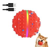 Générique Dog Interactive Ball - Waterproof ETPU Bouncing Toy, 3 Mode Smart Light Motion Ball, Durable Pet Training Play Device | Automatic Exercise Toy for Medium Large Dogs Boredom Relief