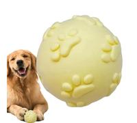 Générique Dog Interactive - Squeaky Teething Ball Toy Chew Training | Enrichment Puzzle Play Pet Stimulation Stress Relief Biting Exercise Fun for Puppies, Dogs, Home, Garden, Park Or Beach