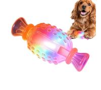 Générique Dog Light Up Ball - 5.51 inch Glowing Interactive Fetch Toy | Thermoplastic Rubber LED Ball with Button Battery for Night Play, Fetch Training, Indoor and Outdoor Activities