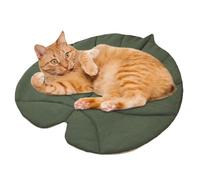 Générique Dog Mat, Leaves Shaped Warm Mattress, Soft Washable Pad Protector for Easy Cleaning, Cozy Cushioned Surfaces for Enhanced Pet Comfort, Ideal for Car Rides, Floor Lounging, Sofas, Beds