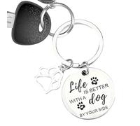 Générique Dog Mom Keychain - Unique Charm, Dog Owner, Dogg Mom Keychain Funny | Puppy Momm Keyring, Best Moom Ever Funny Women's Keyrings & Keychains for Lovers